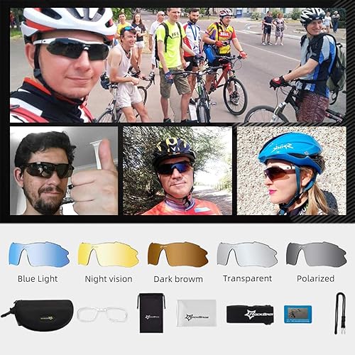 Miniatura 7 de ROCKBROS Polarized Sports Sunglasses UV Protection Cycling Glasses Outdoor