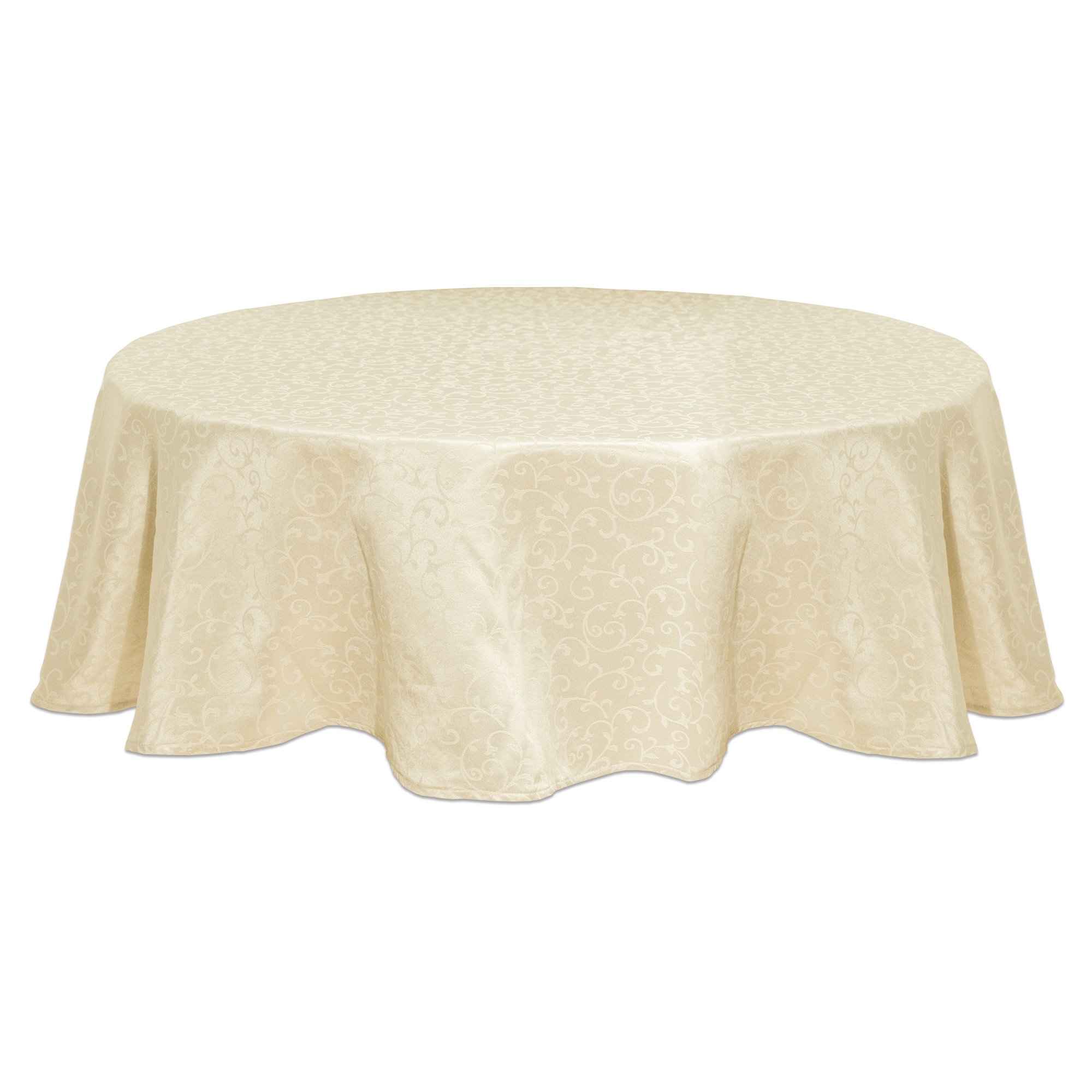 LenoxOpal Innocence 70" Round Tablecloth, Ivory