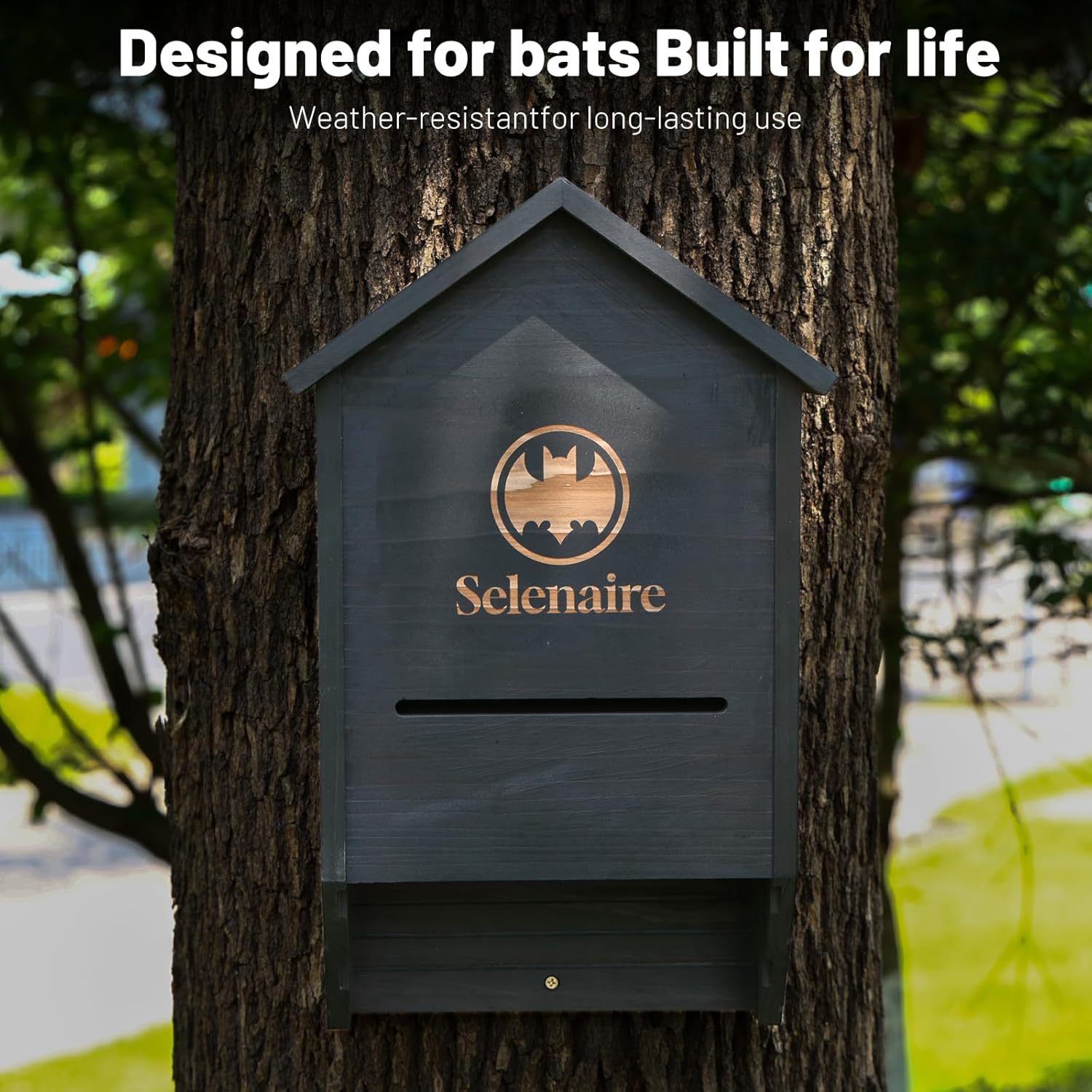 Outdoor Bat House – Cleans Outdoor Yard, Repels Mosquitoes. Perfectly Designed Large 3-Chamber bat Boxes. Combining Our Professional Design, You can Almost be Certain to Attract Bats