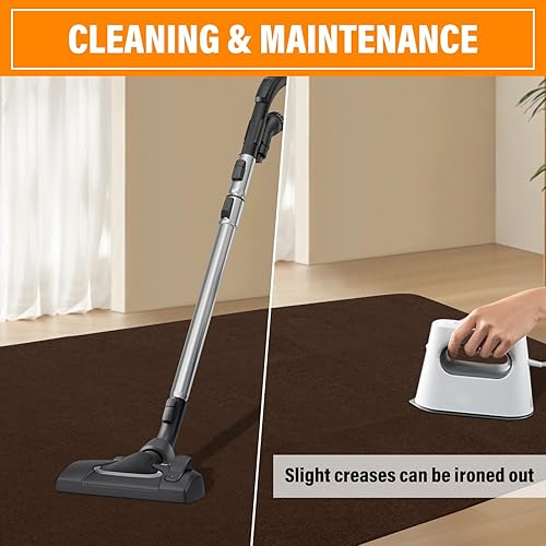 Miniatura 7 de Tapete para silla de oficina para suelo de madera dura, 55 x 35 pulgadas, protector de suelo antideslizante para oficina en casa, tapete debajo del