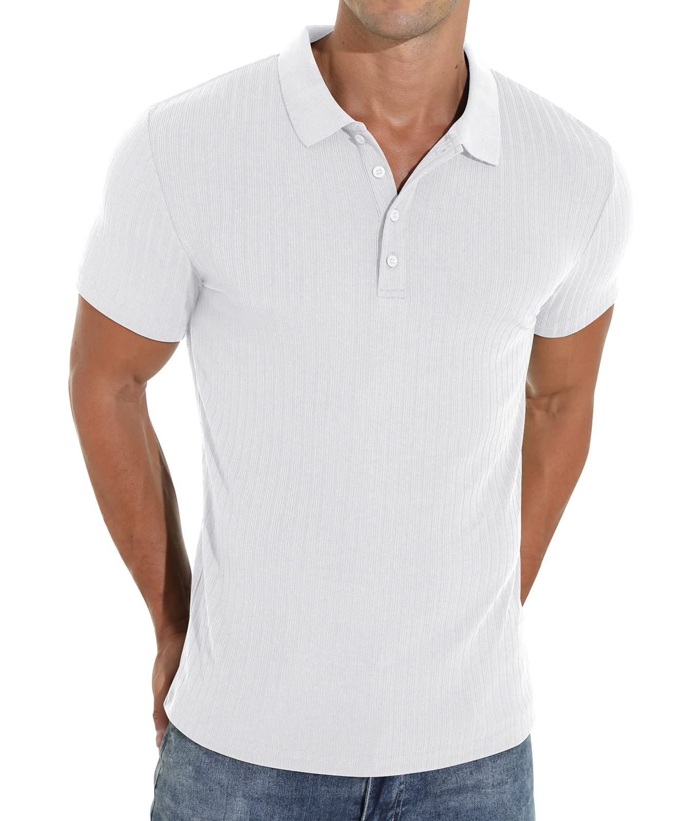 Askdeermens Slim Fit Polo Shirts Polo Shirt