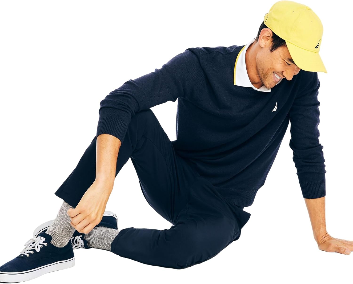 Nautica Men's NavTech Crewneck Sweater, NavySeas, XXL - Image 2