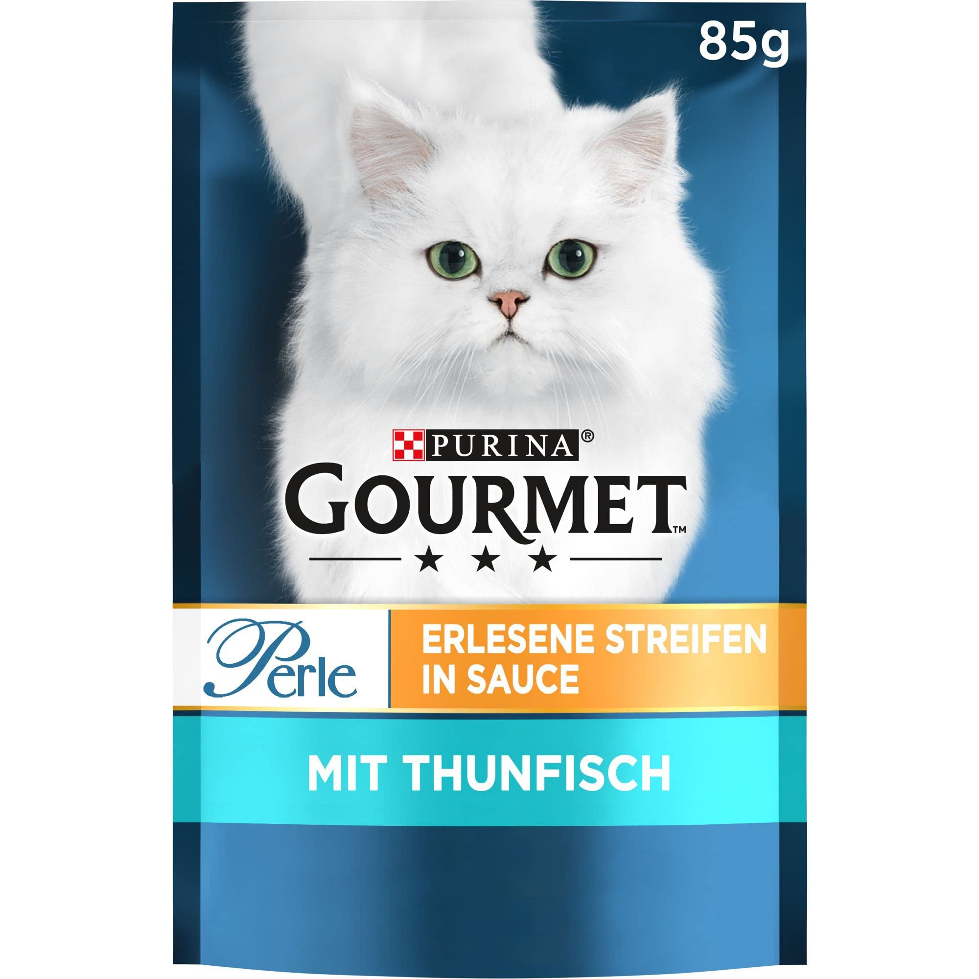 Gourmet Perle Erlesene Nourriture Humide pour Chat au Thon, Lot de 26 (26 x 85 g)