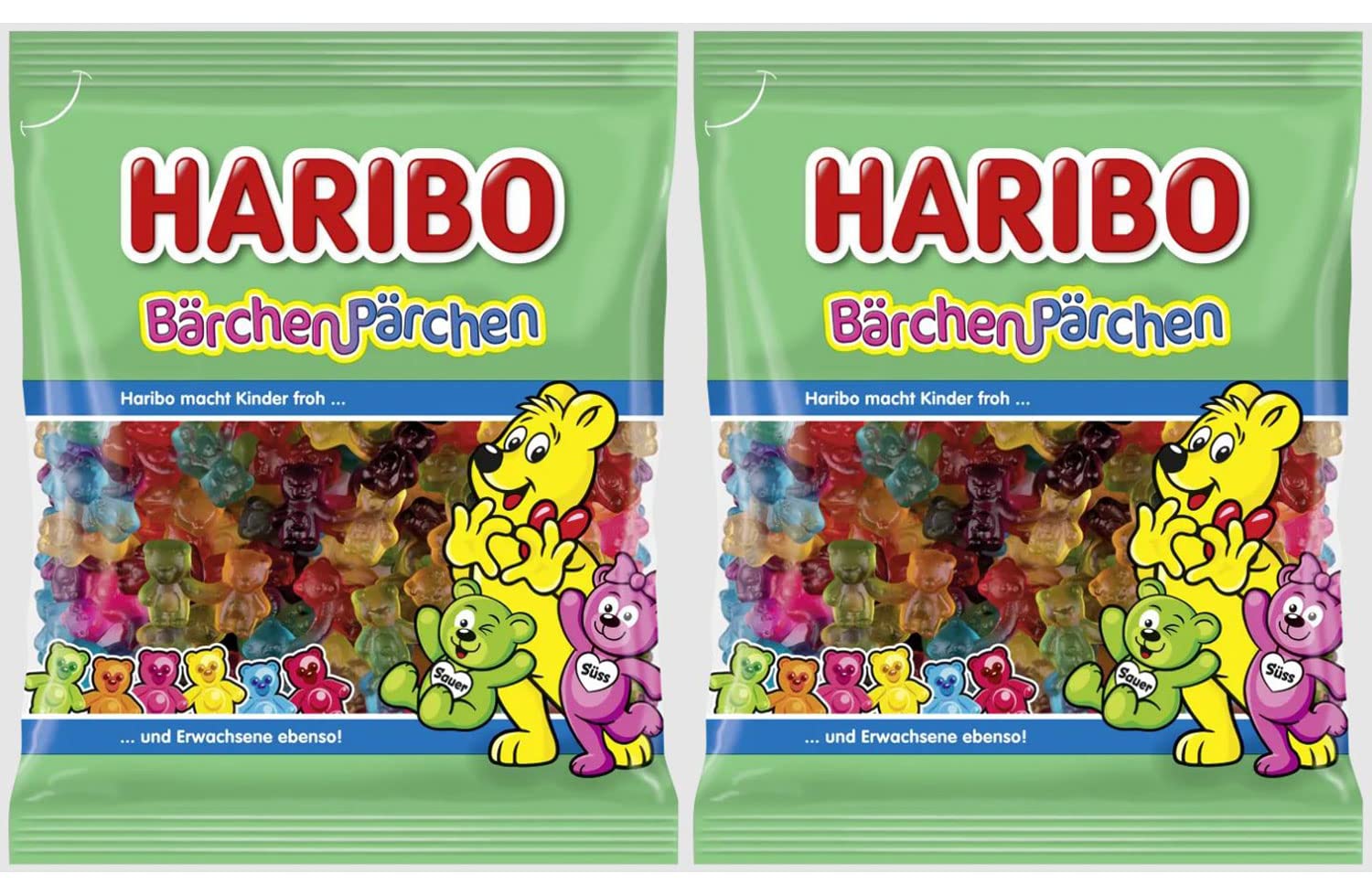 Amazon.com : Haribo Baerchen Paerchen Sweet and Sour Gummy Bear