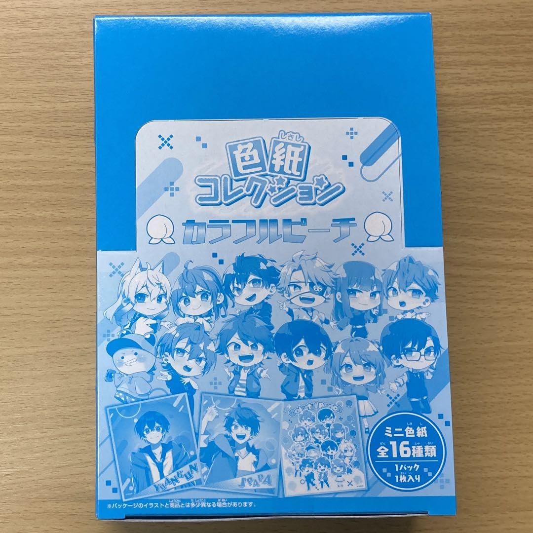 Amazon.co.jp: カラフルピーチ 色紙コレクション 1BOX 16種類