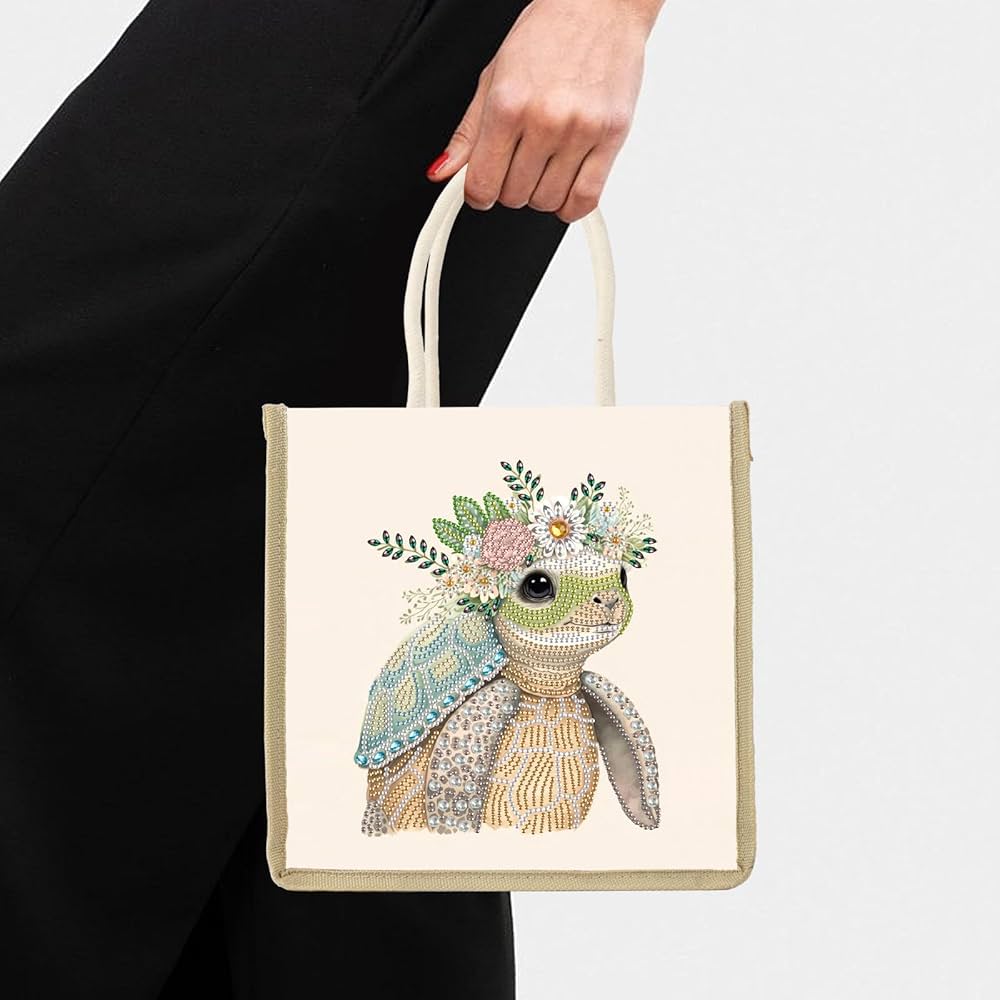 Borse Di Stoffa Da Dipingere Borsa Fai-da-te Con Diamanti Cotone