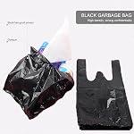 Sanitary Napkin Disposal Bags,300 Pcs Small Black Plastic Trash Bags with Handles for Feminine Tampons Hygiene Products Disposal