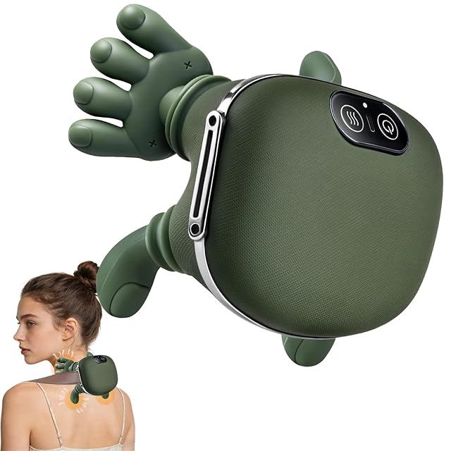 Neck Massager with Heat for Pain Relief Deep Tissue Shiatsu-Style Shoulder Back Massager Cordless Hands-Free Electric Massager 2026