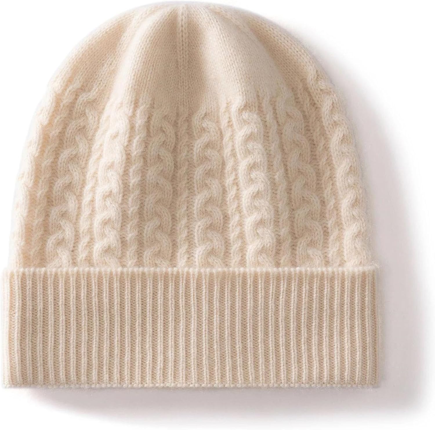 Women's Slouchy Casual Winter Beanie Hat Men's Solid Color Thicken Warm Cold Weather Stretchy Skull Cap
