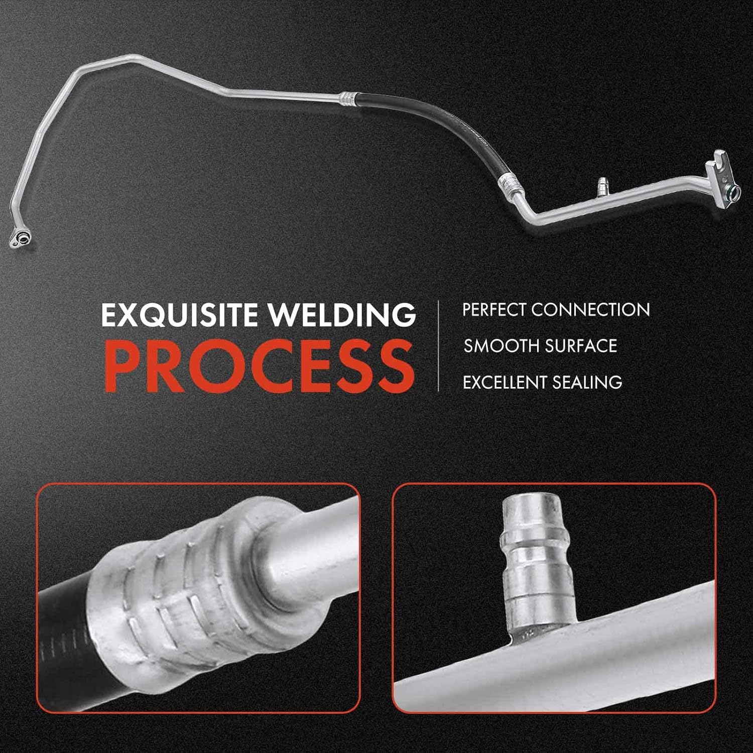 A-Premium A/C Suction Line Hose Assembly Compatible with Dodge, Ram Models - Ram 1500 2500 3500, V8 5.7L, Compressor to Evap