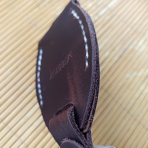 Miniatura 8 de Handmade Key chain Leather Protective Key Holder Large Capacity Protective Case Key sleeve key fob case (Style D)