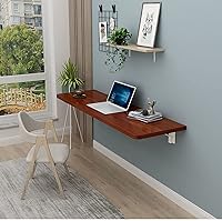 Vista 3 de Escritorios plegables para espacios pequeños, mesas de bar plegables, mesa de comedor plegable que ahorra espacio, mesas montadas en la pared, mesa