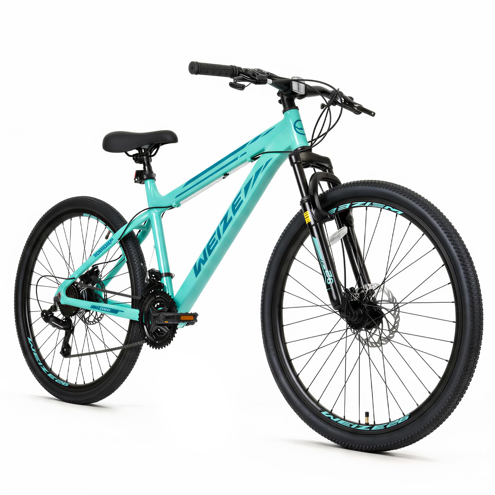 WEIZE 26 27.5 in Mountain Bike Trail MTB Bicycle for Men Women