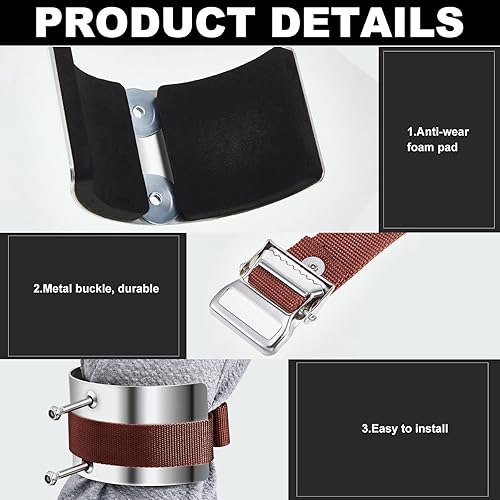 Miniatura 3 de Kit de correas cómodas de repuesto para paneles de yeso para paneles de yeso para paredes de yeso y patas inclinables para pintura de paneles de