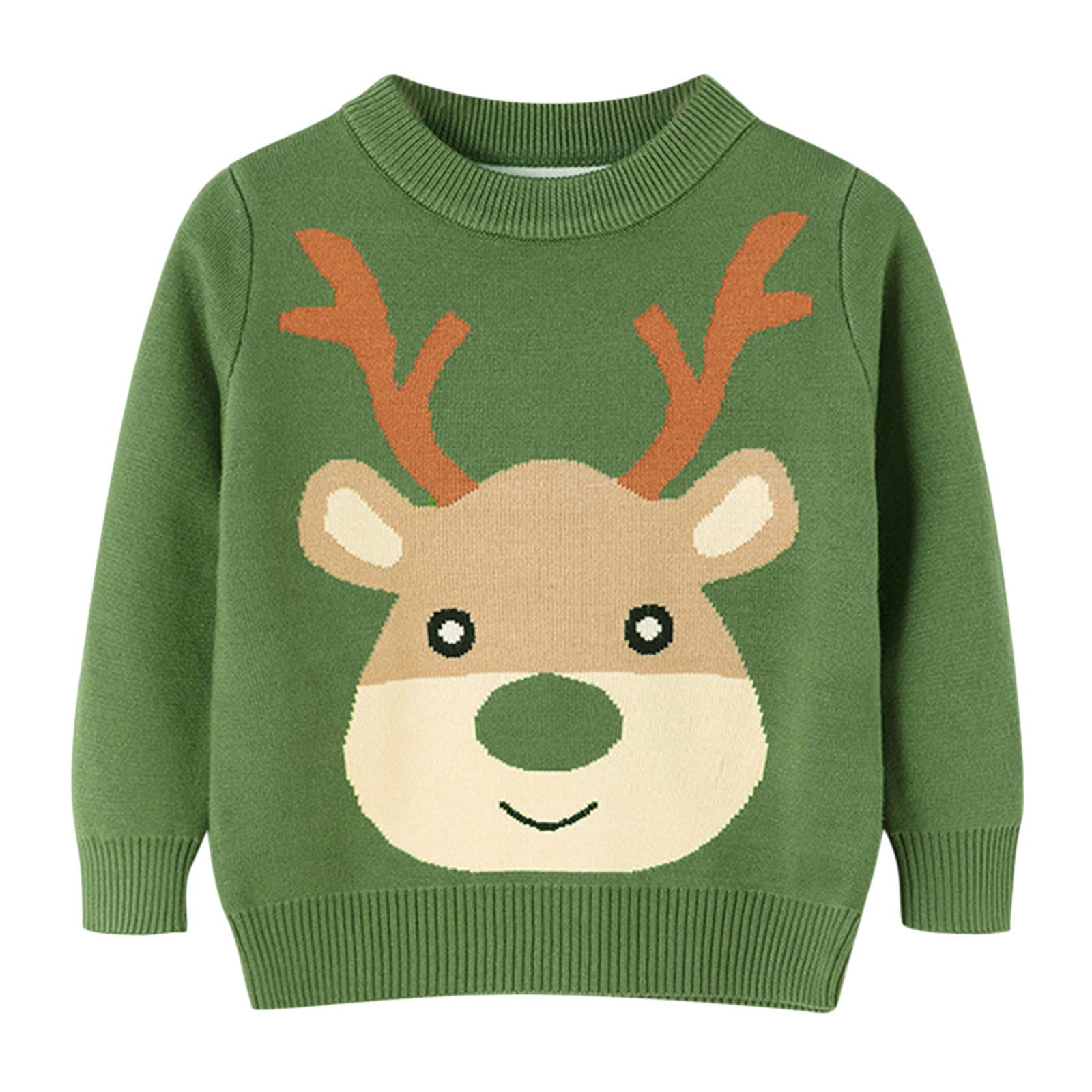 Genericchildrens Christmas Sweaters Boys Girls Sweater Reindeer