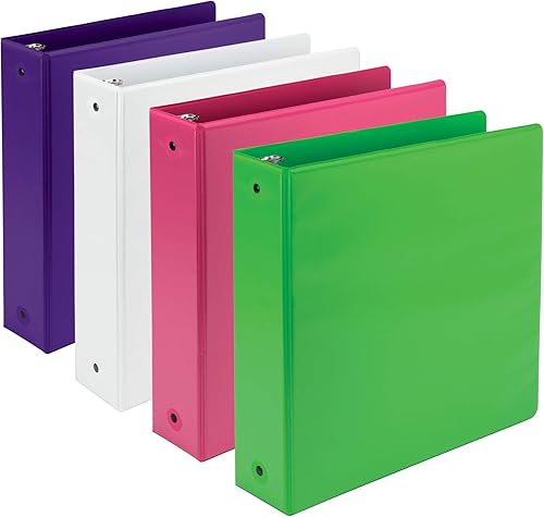 Vista 24 de Samsill Anillo redondo duradero de 1 pulgada a base de plantas, fabricado en EE. UU., Carpeta de vistas, ecológico, certificado a base de plantas