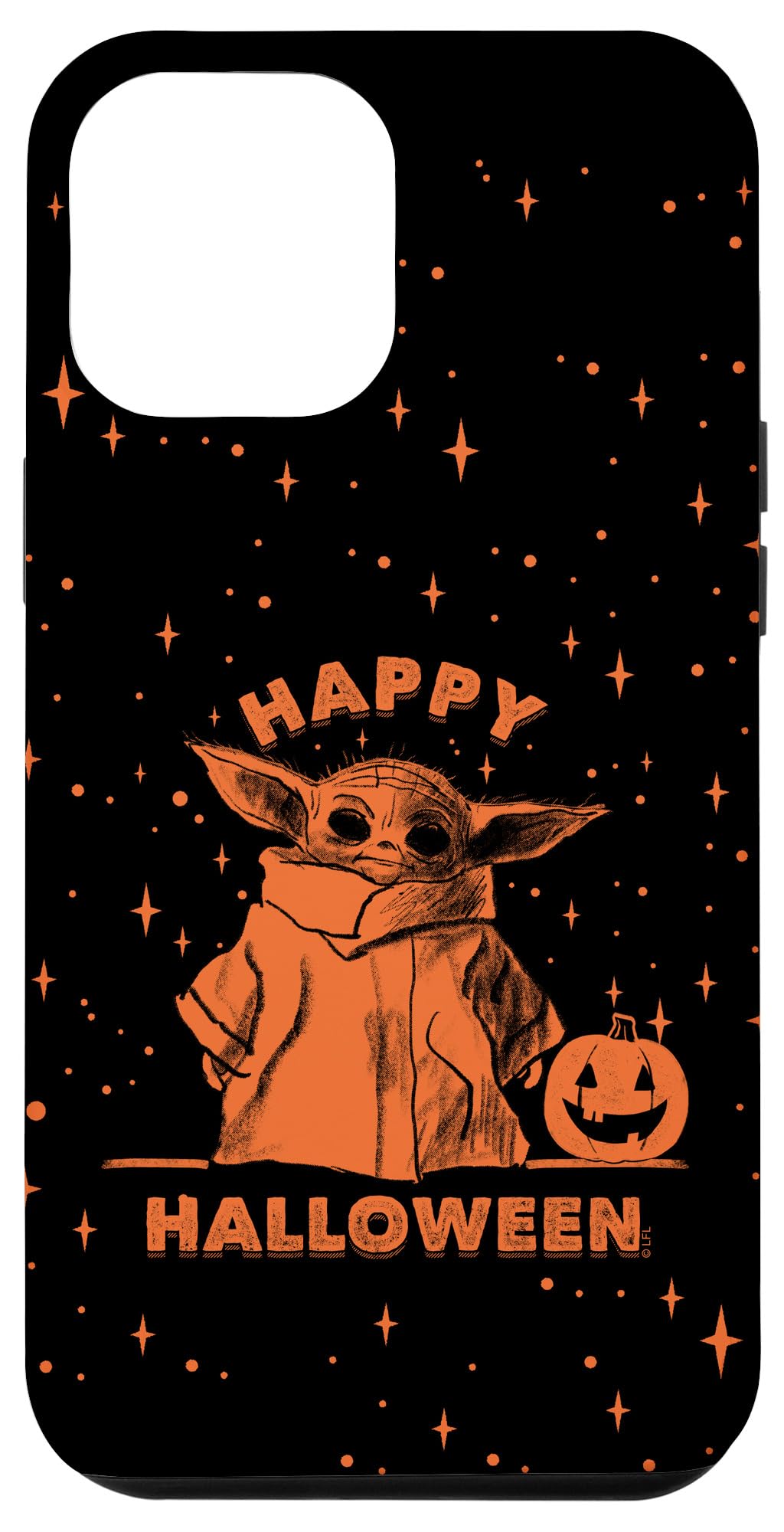 Coque iPhone 12 Pro Max Star Wars The Child Mandalorian Halloween durable