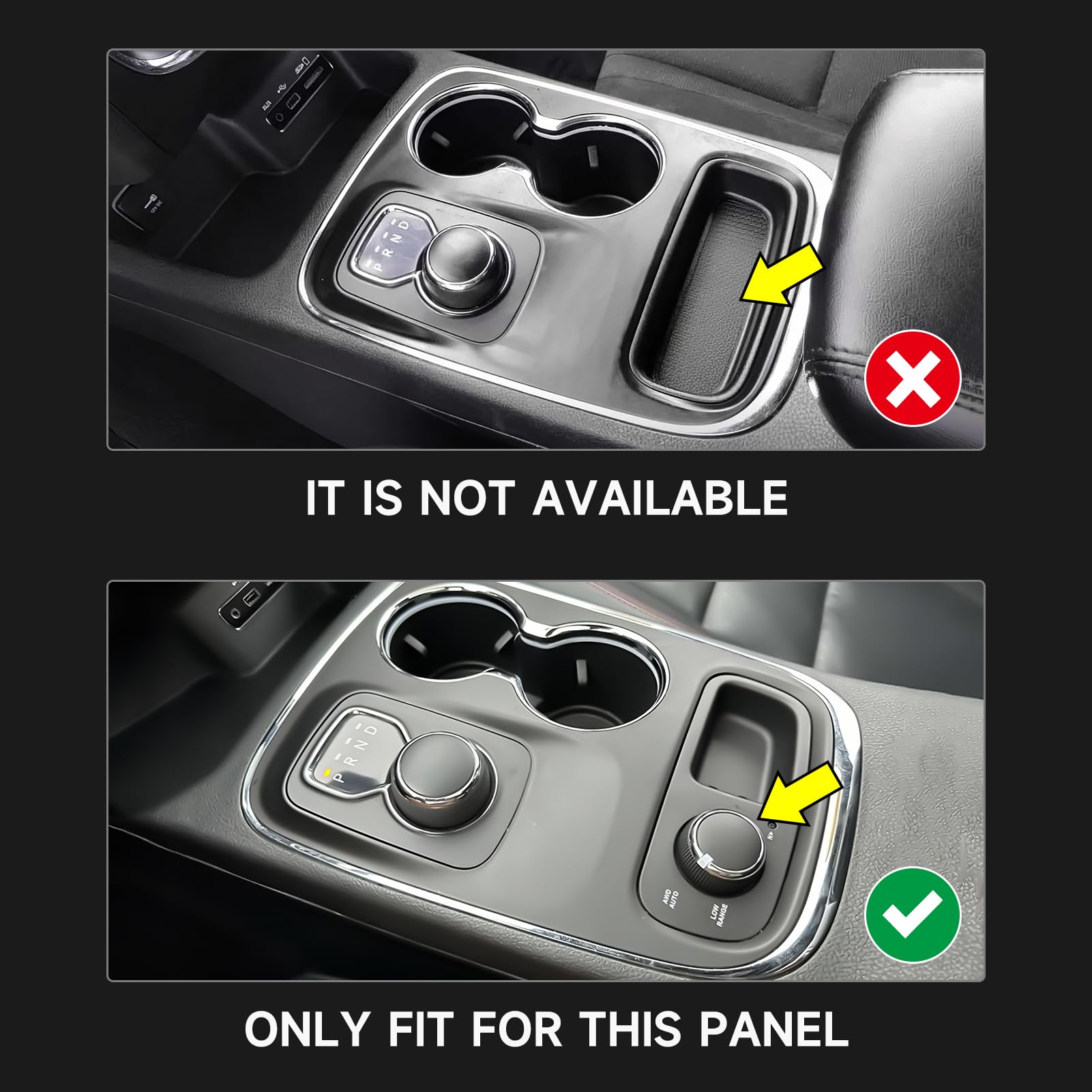 BRMYL Carbon Fiber GPS Panel Cover Sticker For 2014-2020 Dodge Durango Interior