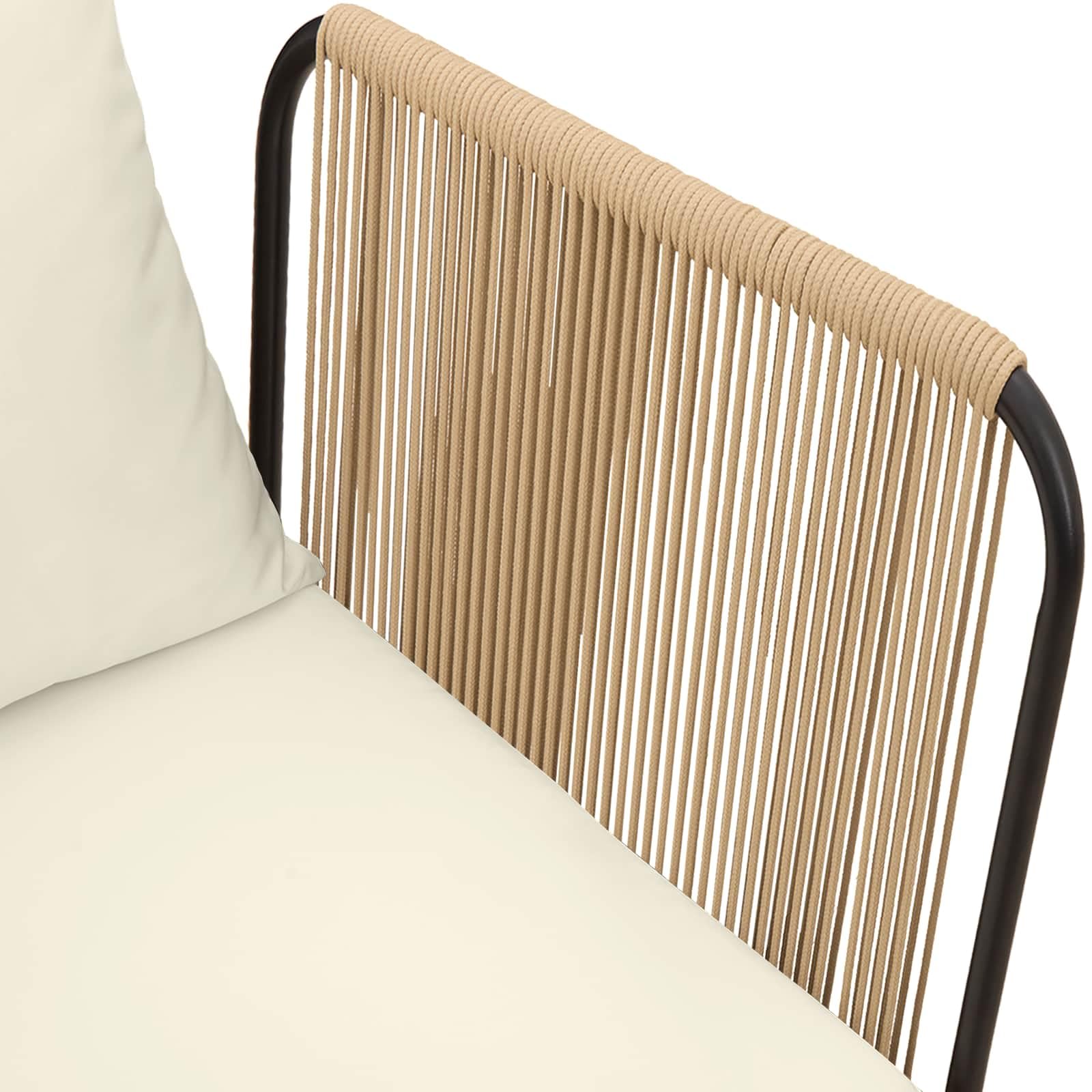 SYDE Zewnętrzna sofa segmentowa z drewna akacjowego
