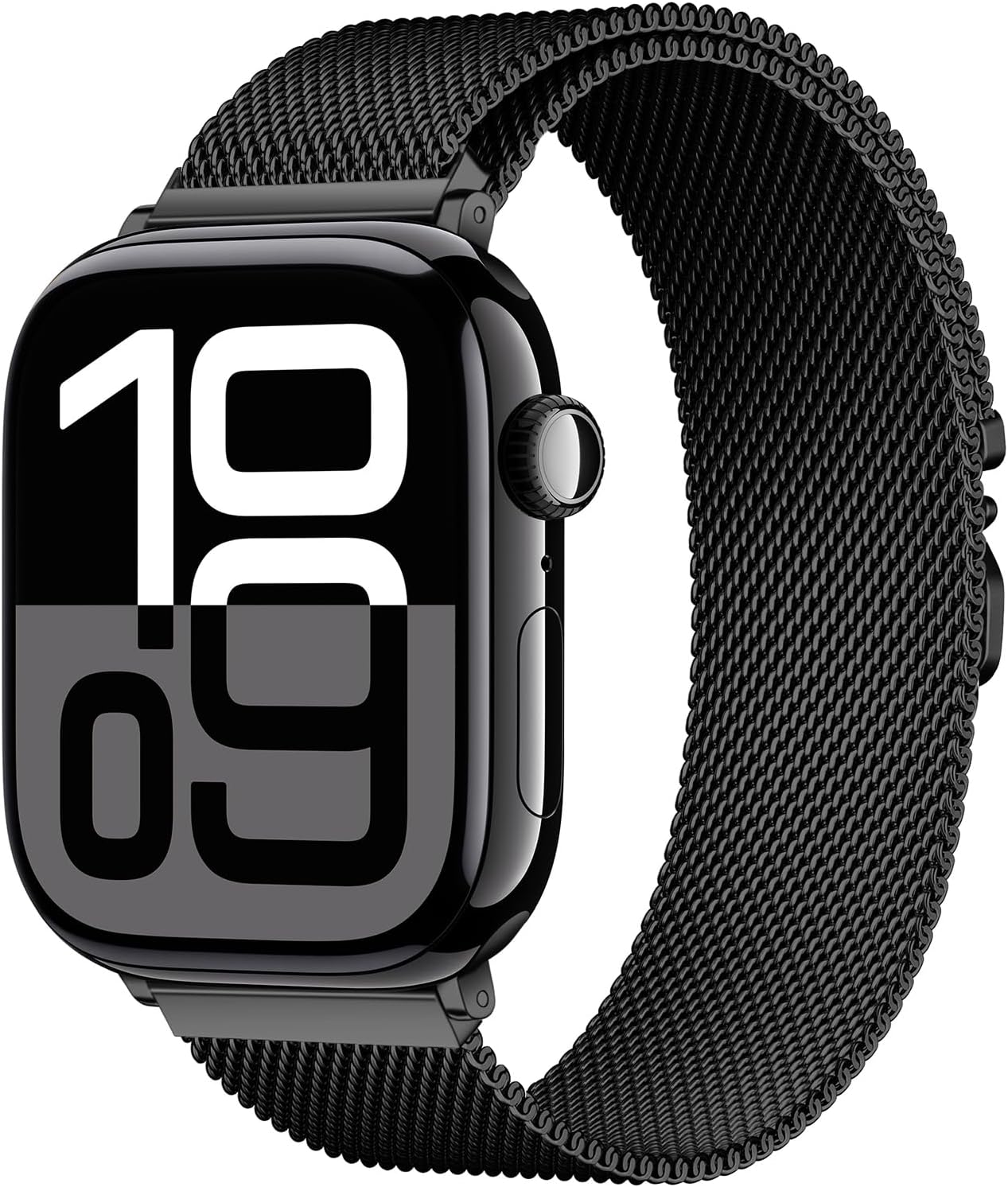 Stainless Steel Milanese Loop Strap Compatible with Apple Watch Band 38mm 40mm 41mm 42mm 44mm 45mm 46mm 49mm for Women Men,Magnetic Metal Wristband for iWatch Series 11 10 9 8 7 6 5 4 Ultra SE 3 2 1 - Image 2