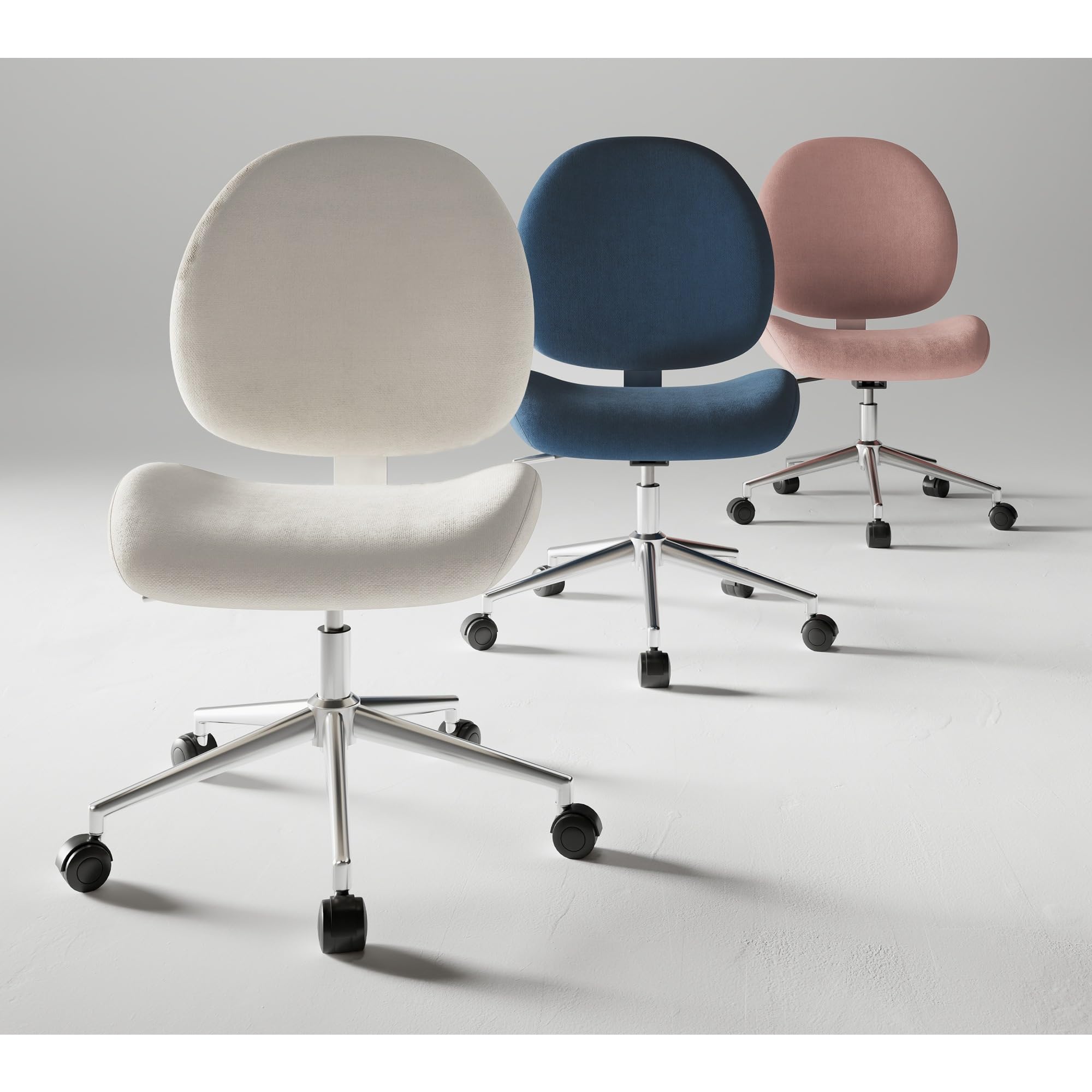 Amazon.com: Realspace® Brigsley Fabric Low-Back Task Chair, Blue