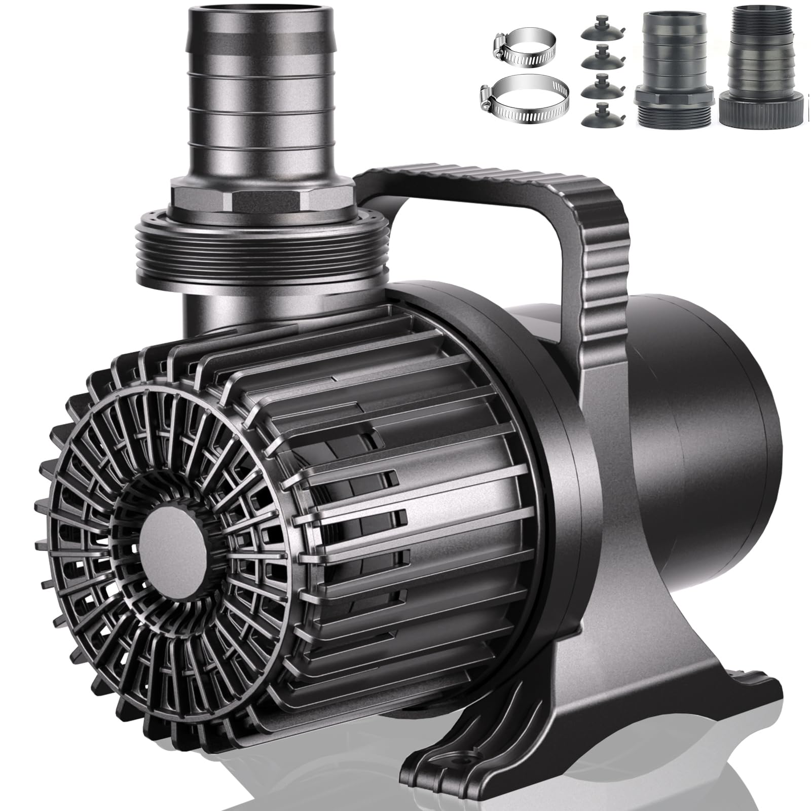 WaterRebirth (9800GPH-620W, listado UL) Bomba de agua sumergible de alto flujo – Bomba de estanque – Bomba sumergible – Bomba de fuente de agua – Bomba de acuario, PS-9800