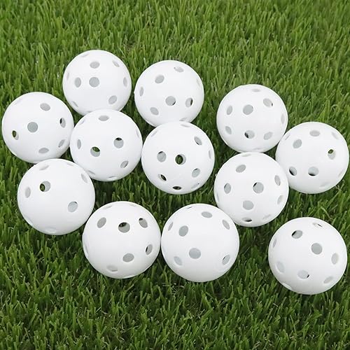 Golf Practice Balls for Backyard Indoor Use Mix Color Plastic Balls Value 123050 Pack, Lightweight Mini Ball Swing Training Ideal for Men Women