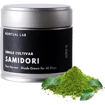 Single Cultivar Matcha - Ceremonial Grade - Samidori Gr ntee-Pulver aus Japan - Original Japanischer Tee der Ersten Ernte - 100% Nat rlich und Laborgepr ft - 30g