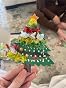 MEZOOM Christmas Tree Poke Art Craft Kit For Kids - 12 DIY Trees With Fabric & Tools, Ages 4-12
