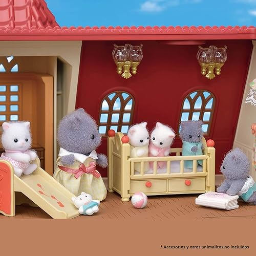 Miniatura 4 de Calico Critters Persian Cat Family - Juego de 4 figuras coleccionables para niños a partir de 3 años