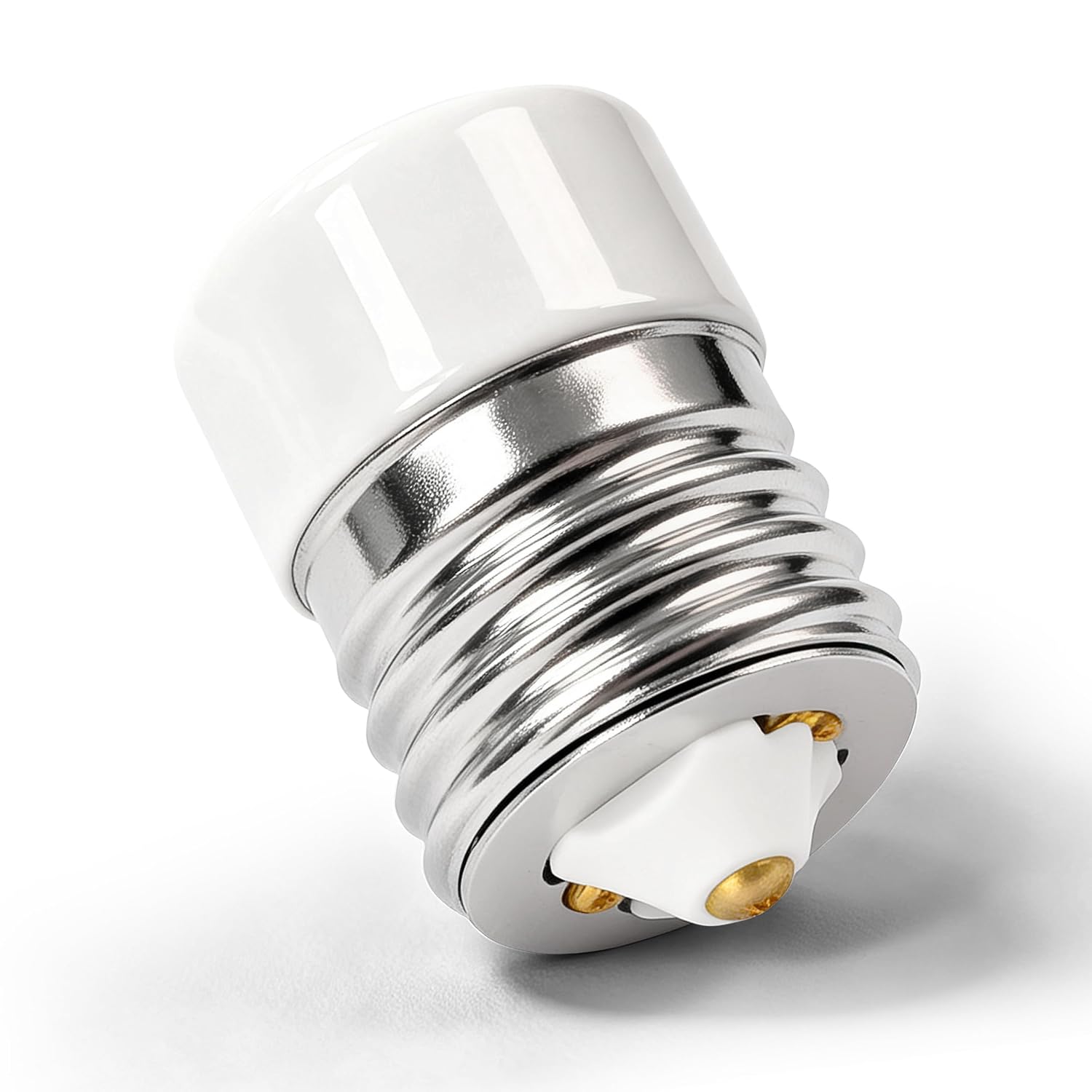 E39 to E26 Socket Converter, Ceramic Mogul Base to Medium Base Adapter,2Pcs | Mogul E39 to Standard E26 Light Bulb Socket Converter, UL-Listed, Maximum 660W, 200℃ Heat-Resistant,Porcelain Sockets Reducer