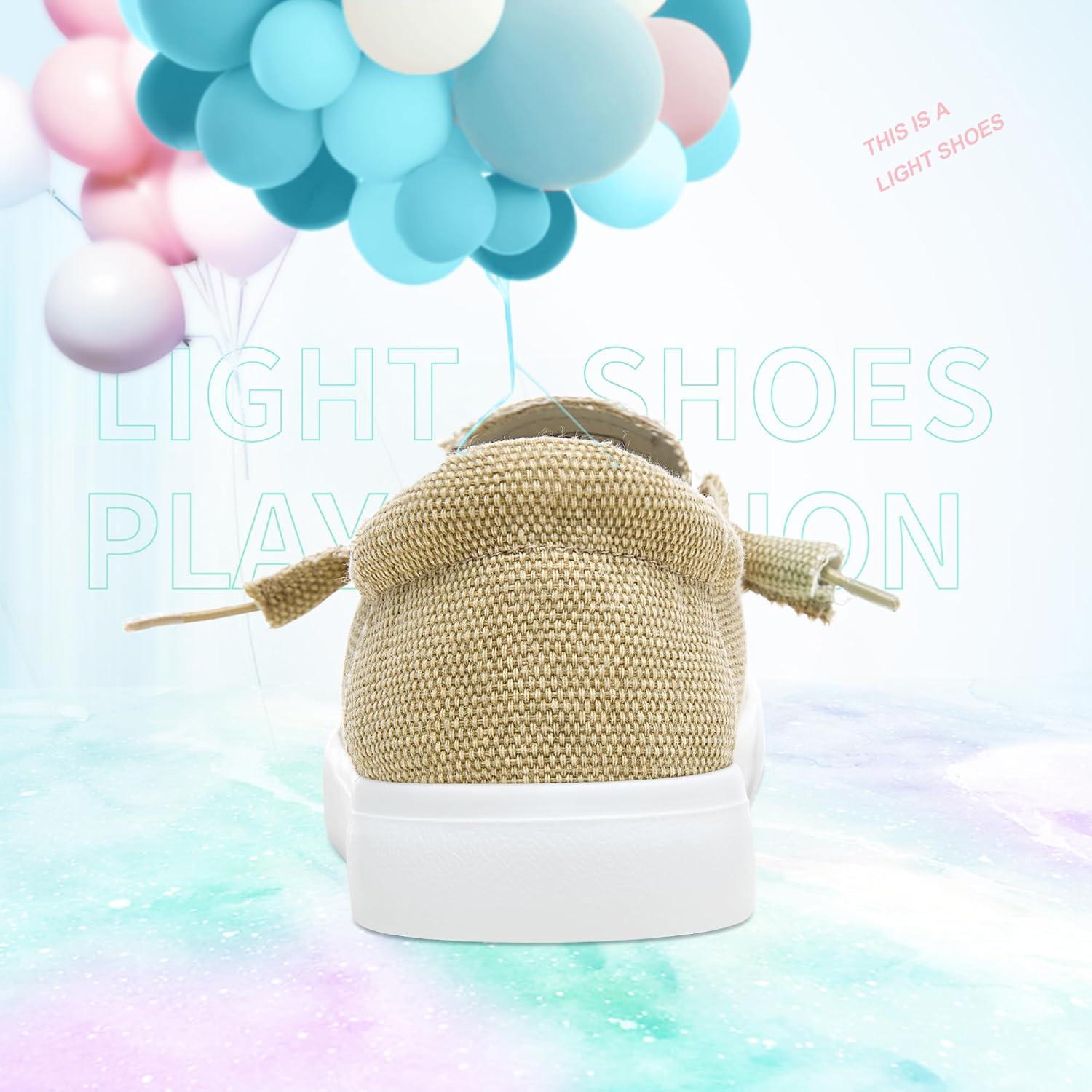 Obtaom Women Canvas Loafers Light-Weight Slip on Loafers Comfortable Boat Lace up Canvas Fishion Sneakers - Image 5