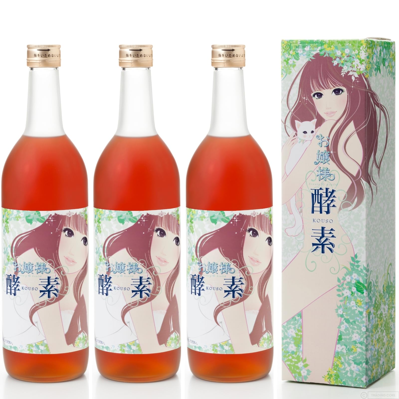 Amazon | リバランド お嬢様酵素 720ml 酵素ドリンク×3本  