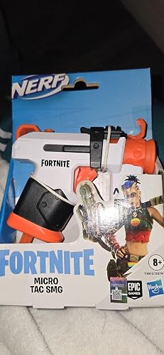 Nerf MicroShots Fortnite HC-R – Blaster Compact, 2 Fléchettes Elite, Action Manuelle, Dès 8 Ans