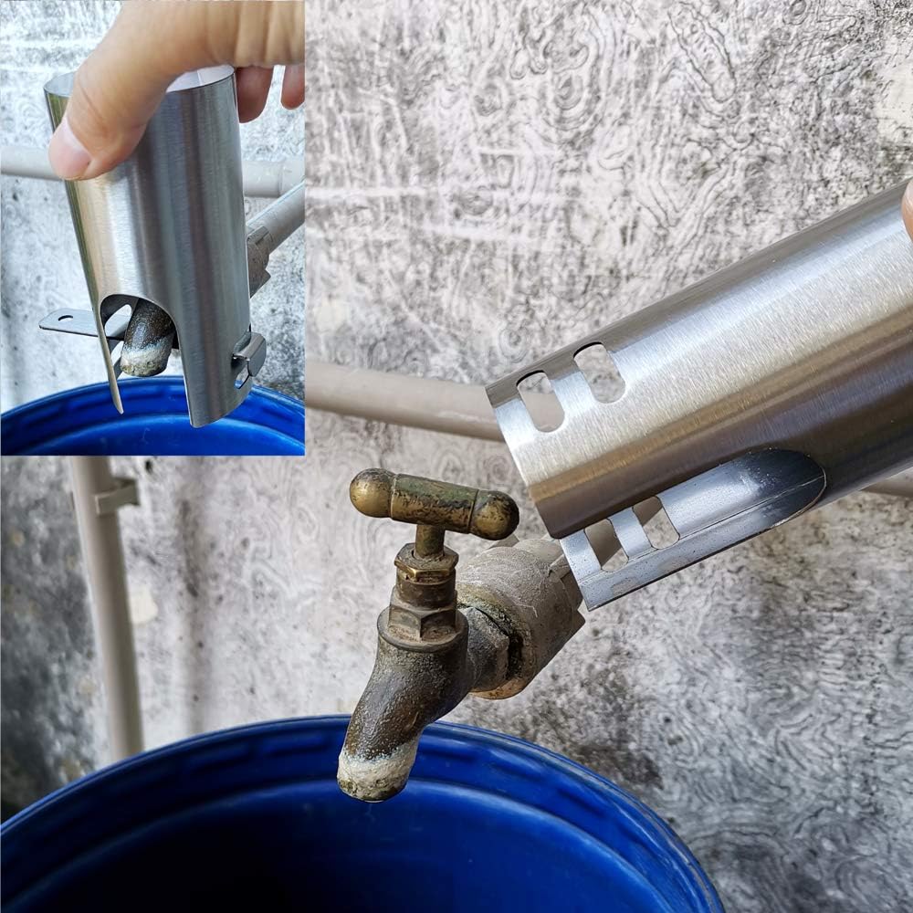 ZHI Faucet Lock, Outdoor Faucet Lock, Can Prevent Unauthorized use and Vandalism, Prevent Icing (Small Opening, Lock delivery) : Patio, Lawn & Garden