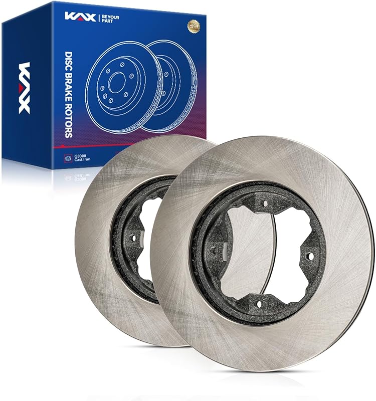 Par de discos de freio dianteiros KAX 259,8 mm para Honda Accord e Acura CL – 2 unidades