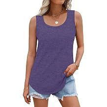 Tank Tops for Women Summer Sleeveless Casual Loose Fit Tunic Tops 2026