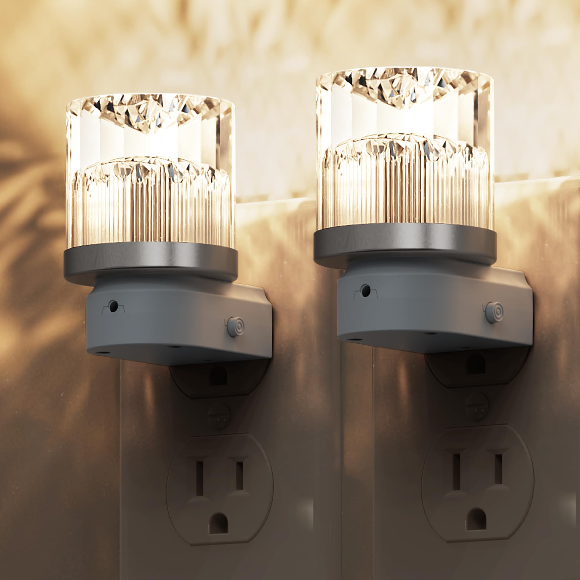 L LOHAS LED Night Light, 2 Pack Night Lights Plug into Wall