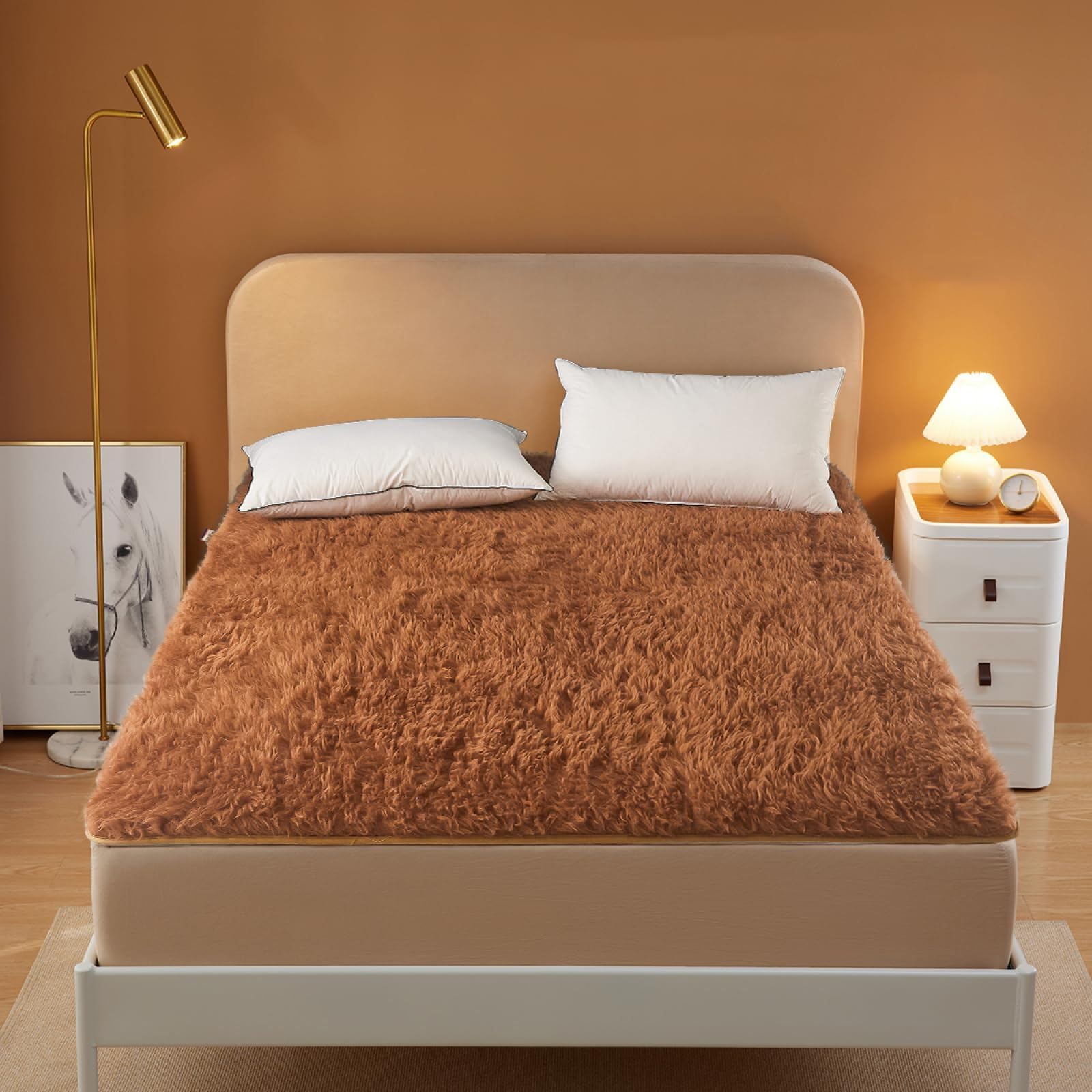 Surmatelas en laine polaire pour passer des nuits chaudes et cocooning