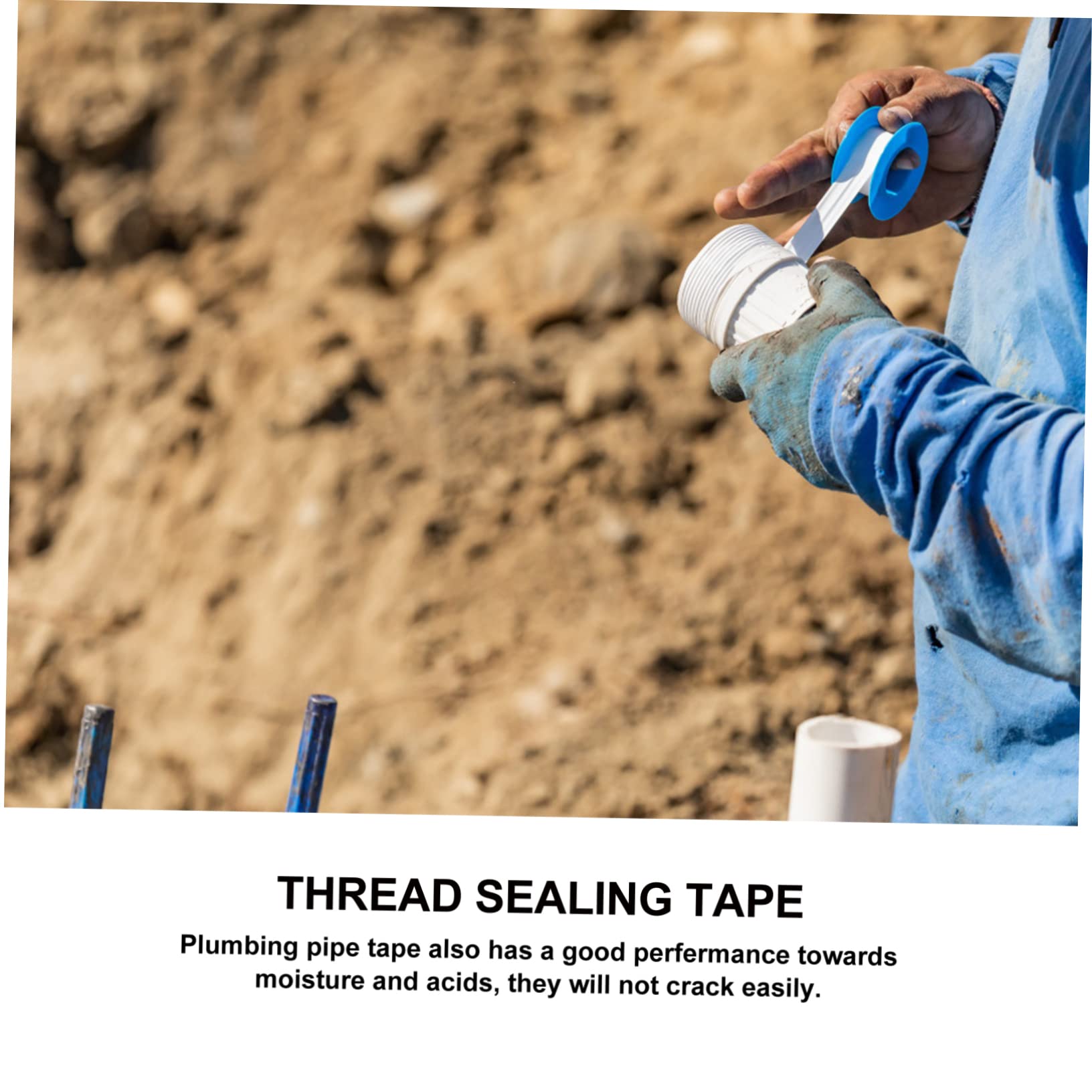 STOBAZA 30Pcs Sealant Tape Thread Seal Tape for Plumbing Leak Prevention and Repairs and Flexible for All Your Sealing Needs