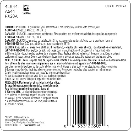 Miniatura 2 de Duracell - Baterías alcalinas de 28 A - batería especial de 6 voltios de larga duración para el hogar y el negocio - 1 unidad