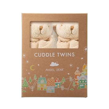 Angel Dear - Beige Bunny, Cuddle Twins Set