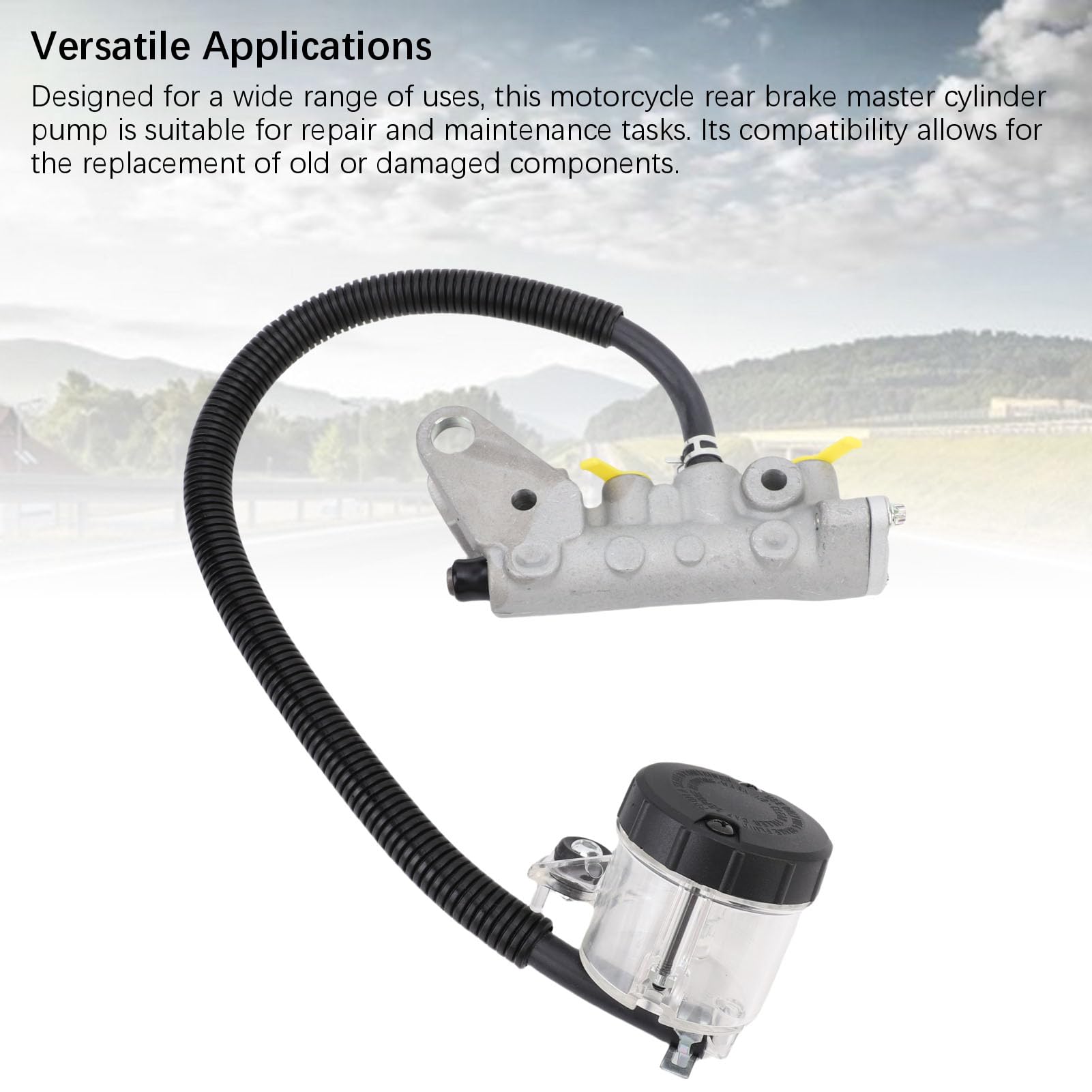 Pyhodi Hauptbremszylinderpumpe für die Hinterradbremse, Powersports-Bremszubehör, 705601273 Ersatz für Renegade 500 570 650 800R 850 1000/R, Ersatz