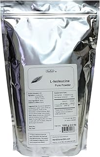 NuSci L-Isoleucine 1000g (2.2lb, 35.2 oz) Pure Powder