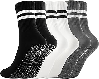 Baumwolle Pilates Yoga Socken EU 36-41 Stoppersocken für Damen und Herren