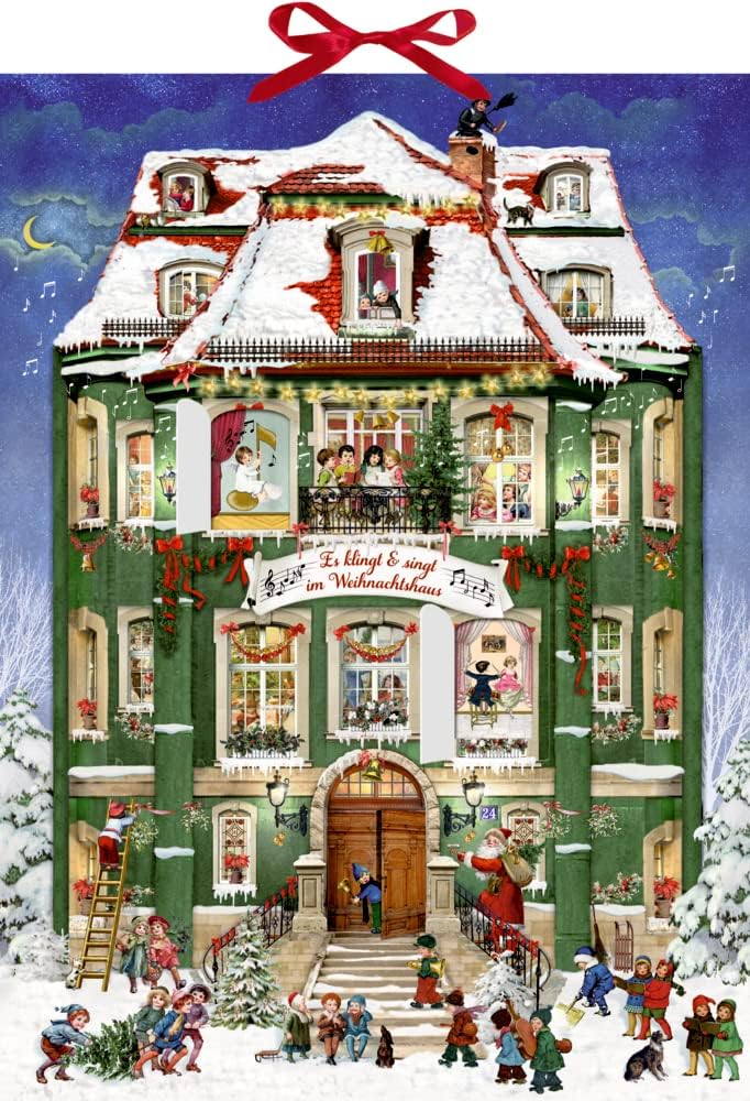 Alison Gardiner Designs Hanging Musical Advent Calendar - Features 24 Christmas Carols Calendar – Advent Calendar, September 1, 2018