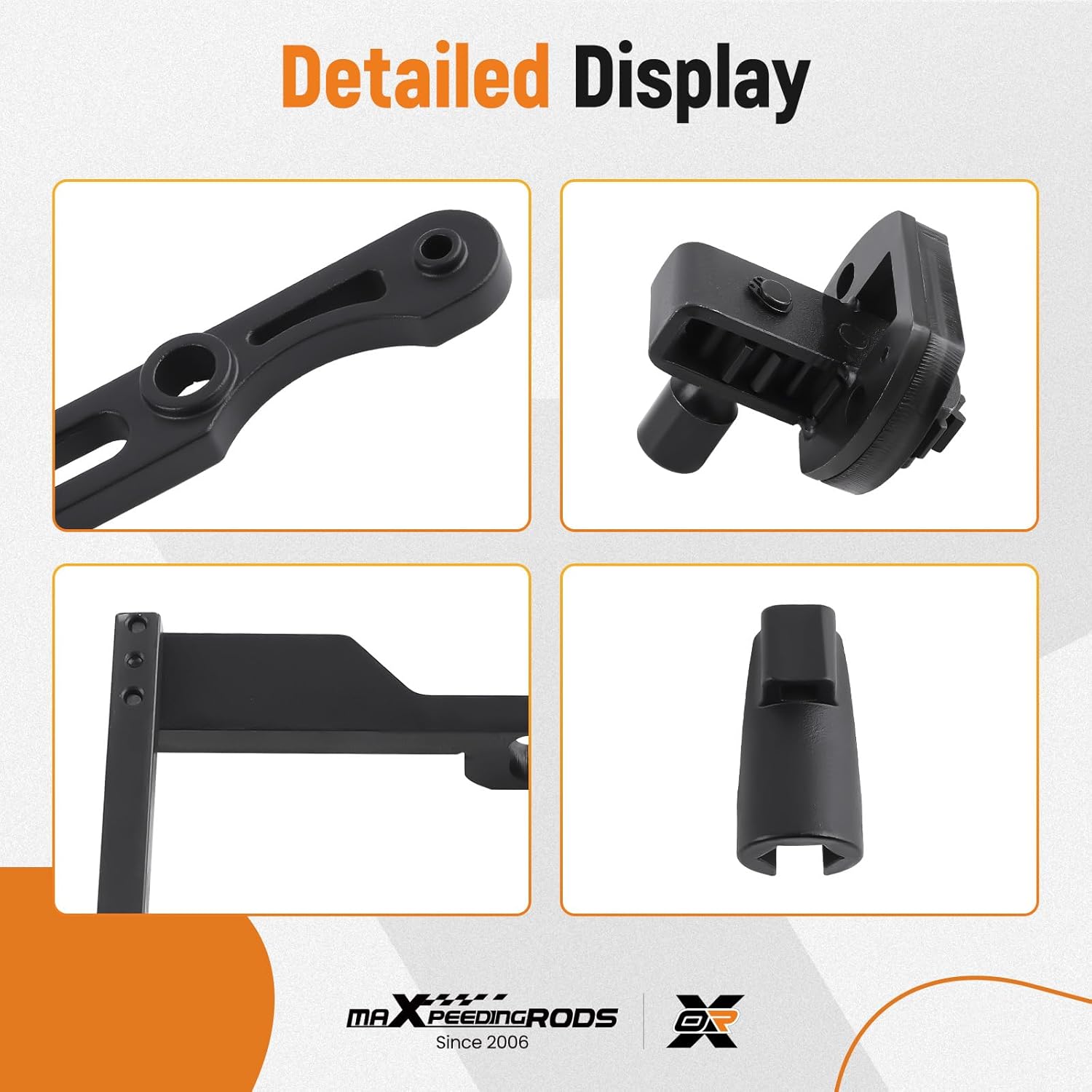 maXpeedingrods For Detroit Diesel DD15 DD16 Engine Brake Adjustment + Camshaft Timing Tool + TDC Locating Pin + Barring Tool + Fuel Line Socket, Replace# W470589104000 W470589001500, 9PCS