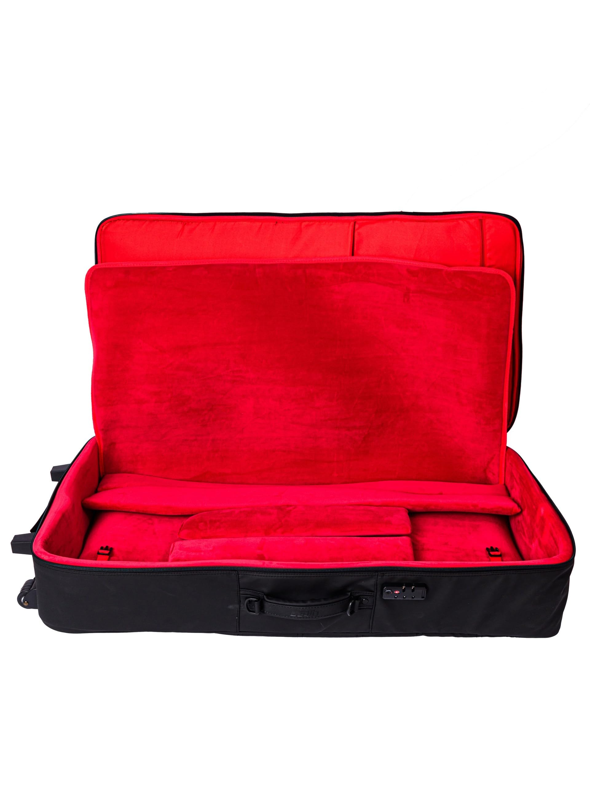 DJBAG-K-LARGESTSE, Schwarz, Extra großer Koffer mit Rollen für DJ-Controller