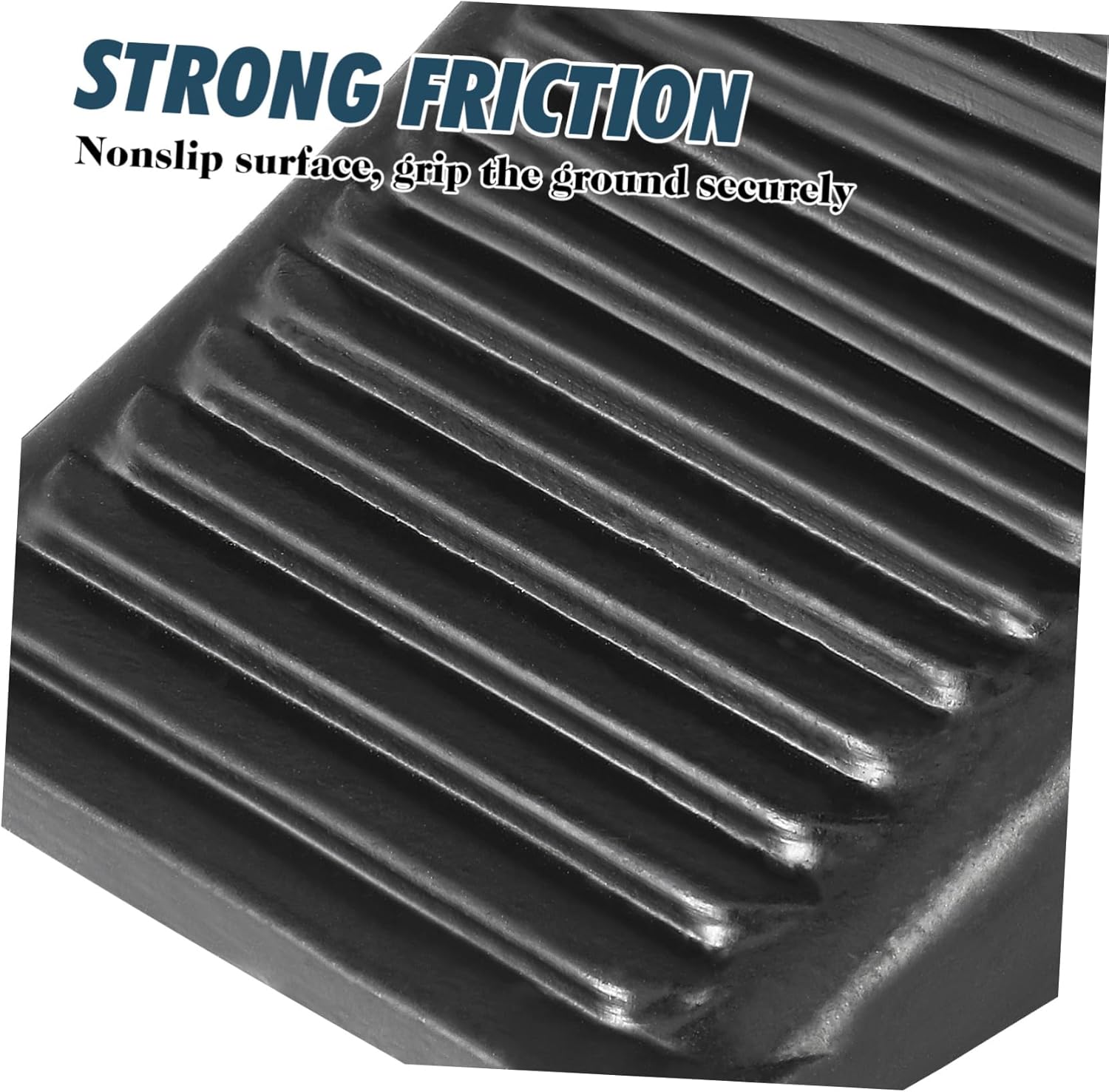 Gatuida Wheel Blocks for Rv 2pcs Heavy Duty Rubber Wheel Chocks Nonslip Tire Stoppers for Travel Trailers and Campers