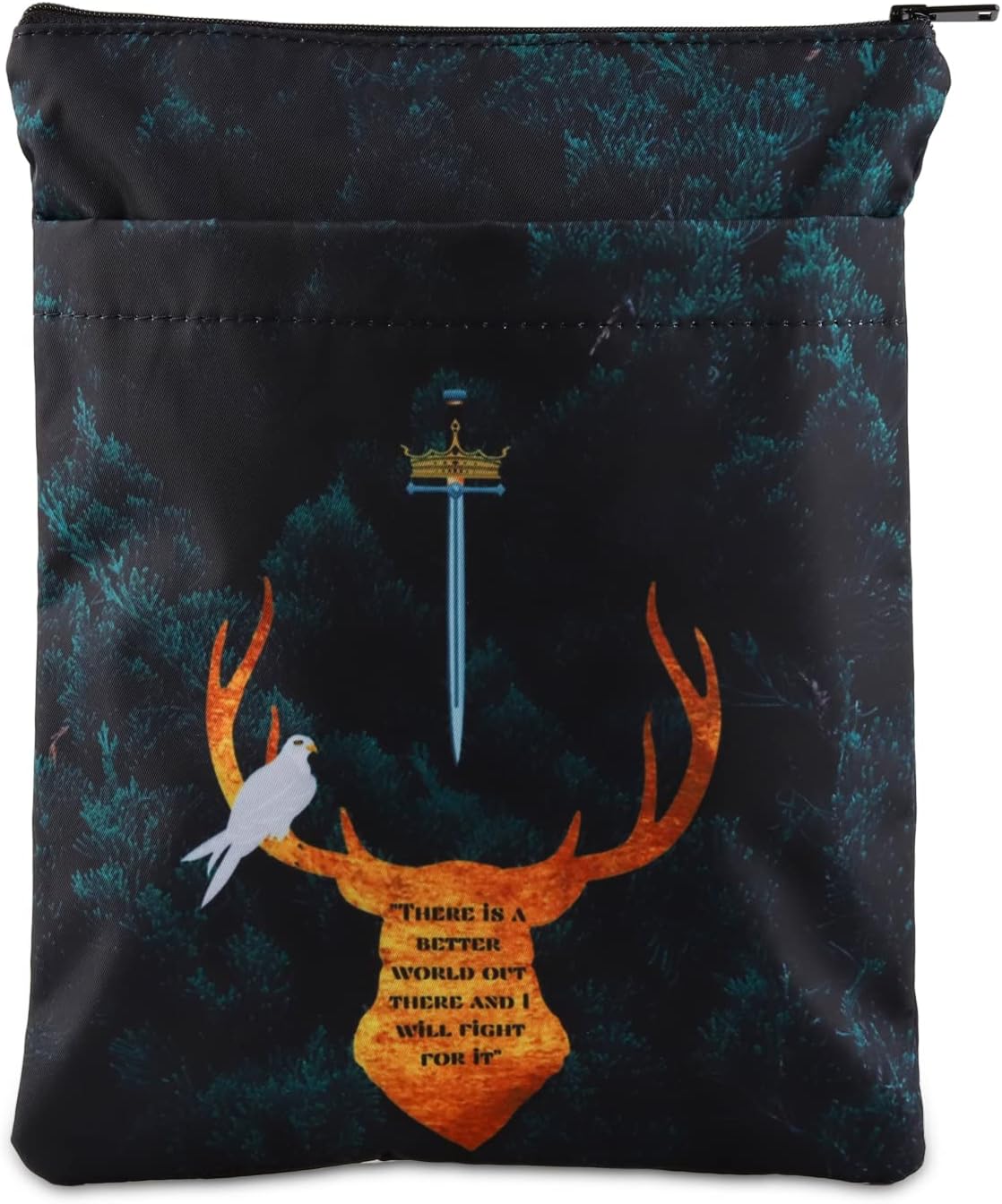 BWWKTOP TOG Novel Book Sleeve Aelin And Rowan Book Cover Book Protector Sarah Book Fans Gifts Aelin And Rowan Merchandise (better world)